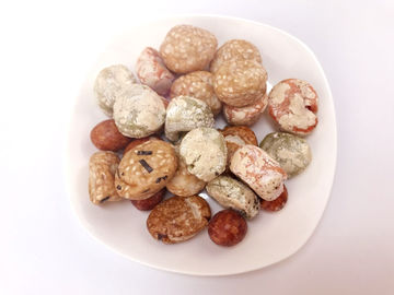 Bocado sano de los snacks revestidos del sabor de la alga marina de rey Crackers Peanut Snack Sesame