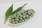 Salud redonda Certifiacted del color verde del Wasabi de los cacahuetes tailandeses del azúcar en polvo