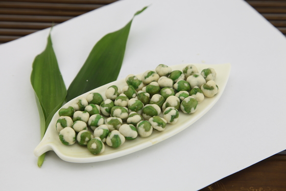 El BEC cubierto sabor de Fried Green Peas Snack del Wasabi del vegano certificó