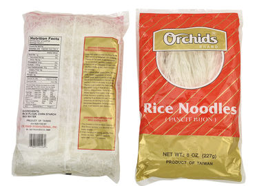Gusto de restauración del arroz de las ORQUÍDEAS del palillo del ingrediente crudo seguro bajo en grasa plano de los tallarines