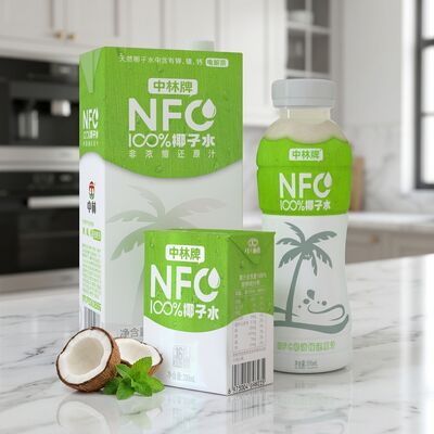 Agua de coco 100% pura con sabor a fresa - Comodidad para almacenar bocadillos de nueces para todas las edades