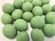Color verde de los cacahuetes escarchados picantes redondos del Wasabi ninguna salud del pigmento certificada