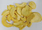 La fruta liofilizada baja en grasa, amarillea microprocesadores secados del melocotón 0.3-0.5% ácidos cítricos