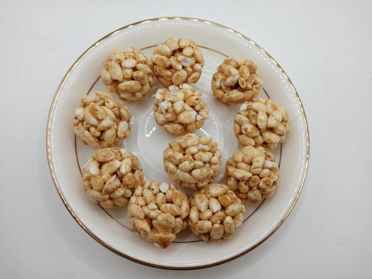 Es una bola de arroz de caramelo