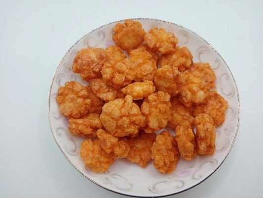 Mini galletas de arroz frito