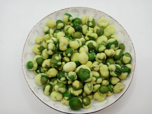 Guisantes verdes asados ​​con wasabi
