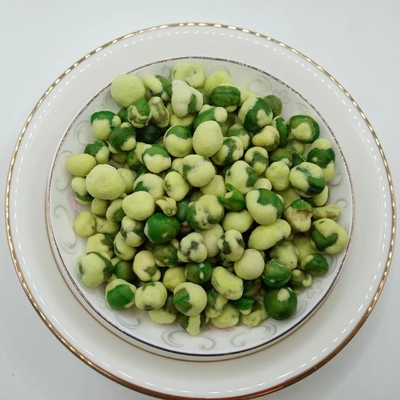 Guisantes verdes asados ​​con wasabi