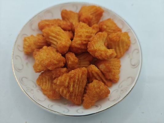 Galletas de arroz en espiral crujiente
