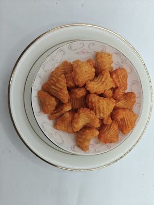 Galletas de arroz en espiral crujiente