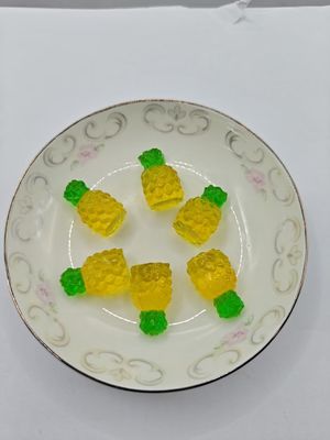 3D Probióticos llenos de gomas ((Sabor de piña)