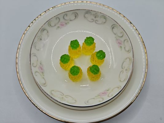 3D Probióticos llenos de gomas ((Sabor de piña)