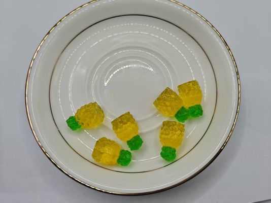 3D Probióticos llenos de gomas ((Sabor de piña)