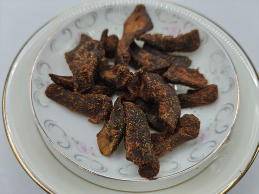 Carne seca de champiñones picantes, el mejor snack B2B, ingredientes naturales y sabrosos
