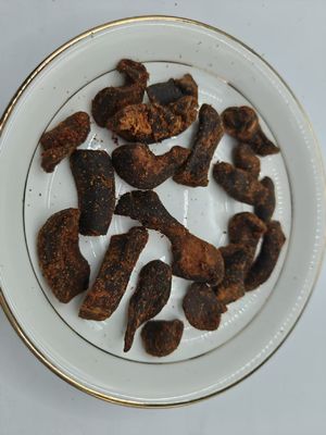 Carne seca de champiñones picantes, el mejor snack B2B, ingredientes naturales y sabrosos