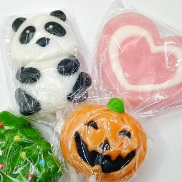 Lollipops de forma divertida para niños Envasados individualmente Favoritos de bocadillos de fiesta
