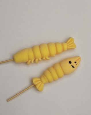 Grillado en forma de malvavisco Fuego de campaña S'mores Sabor de vainilla Gelatina Festa gratis