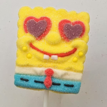 Personaje de dibujos animados Marshmallow Lollipops
