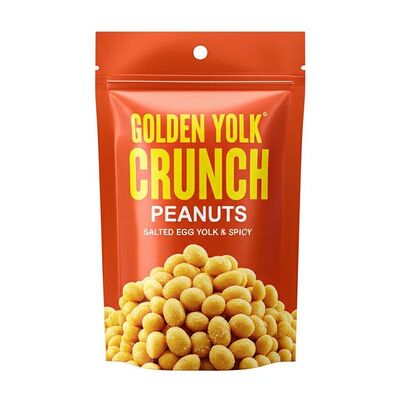 Snack de cacahuete Golden Yolk Crunch con yema de huevo salada y sabor picante en embalaje OEM personalizado