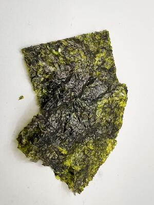 Snacks de algas marinas asadas bajas en grasa y sin gluten con sabor a sal marina certificados por BRC para la industria minorista y alimentaria