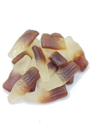 Auténtica Coca-Cola de sabor a refresco Caramelo gomoso con forma de botella de Coca-Cola divertida y textura masticable perfecta Snacks de soja