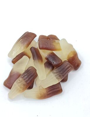 Auténtica Coca-Cola de sabor a refresco Caramelo gomoso con forma de botella de Coca-Cola divertida y textura masticable perfecta Snacks de soja