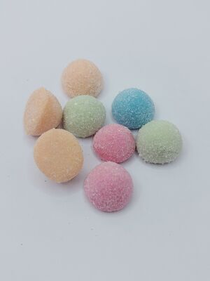 Goma de color pastel, masticable y suave, con sabor a frutas, con sabor a goma de soja, bocadillos