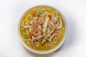 Los tallarines vegetales del camarón de la cocción rápida con el FDA certificaron