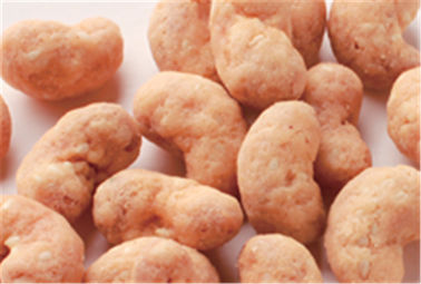 Color amarillo asado miel baja en grasa de alto valor proteico de los anacardos del azúcar ningún pigmento