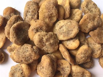 Gusto curruscante modificado para requisitos particulares partido secado cubierto frito del sabor de las habas de la harina de maíz