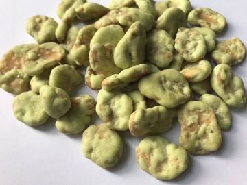 Bocados agrícolas picantes, sabor asado seco de la haba del Wasabi de las habas