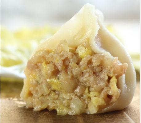 Almacenamiento material congelado vapor del restaurante tradicional -18℃ de las bolas de masa hervida de Jiaozi del chino