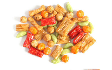 Gusto curruscante tamizado tamaño de la mezcla de la galleta del pretzel ningún estilo japonés del color de comida