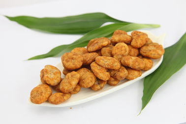Habas picantes bocado, COA asado del ajo de la nutrición de las habas disponible
