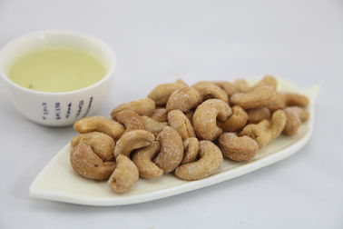 Sabor dulce GMO NO- de los bocados del anacardo de la mantequilla de la miel con los certificados médicos