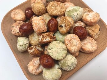 Materia prima manual a dedo sabor de rey Cracker Coated Peanuts Coconut ningún pigmento