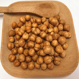 Los garbanzos fritos asados revestidos con nutritivo lleno de las vitaminas escogen a dedo