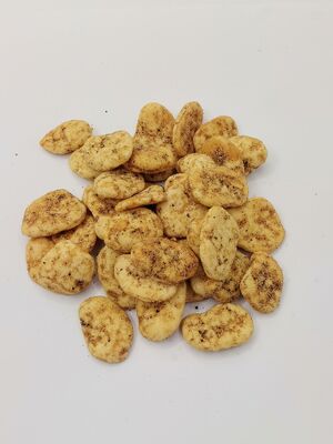 Bocadillos de habas recubiertas tostadas con sabor cajún para bocadillos crujientes y saludables