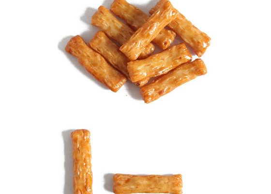 La BARBACOA HALAL del OEM, el queso, la BARBACOA, los bugles picantes, los etc condimentan los bocados sabrosos naturales del arroz de la salud curruscante de las galletas