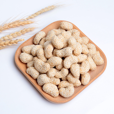 El sésamo curruscante del OEM cubrió los bocados asados de los anacardos ningún color de comida Fried Nut crujiente sano