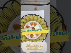 En forma de caracol, bocadillos hinchados