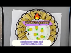 3D Probióticos llenos de gomas ((Sabor de piña)