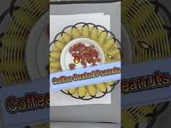 Embalaje a granel de cacahuetes recubiertos de café con alto contenido de proteínas