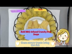 Crujientes de arroz con infusión de barbacoa audaz para los amantes de los aperitivos salados